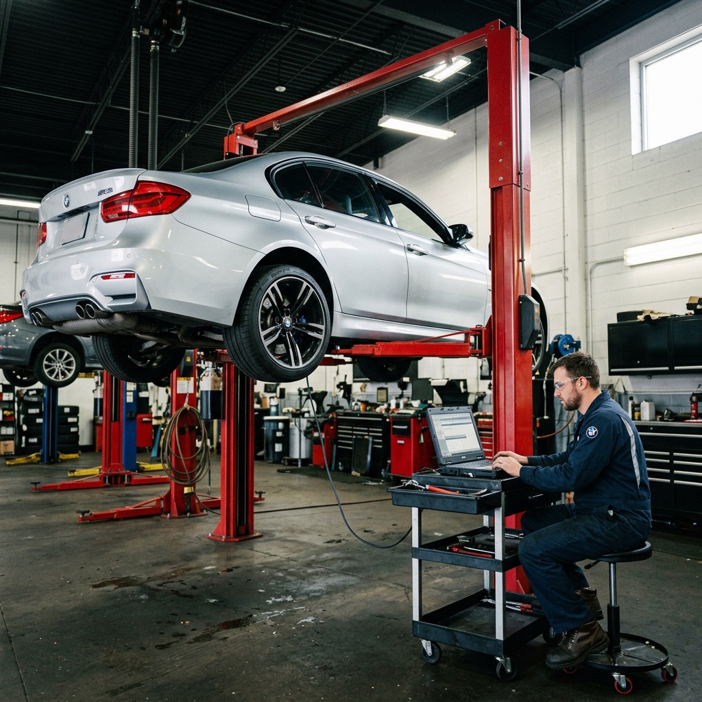 BMW serviced at independent BMW specialist shop